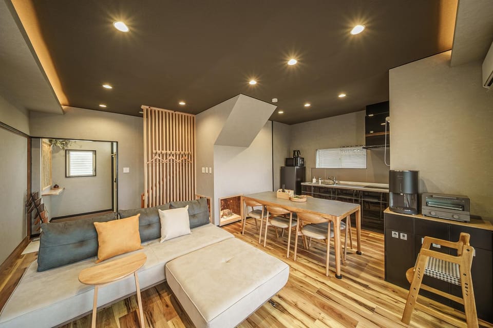 Kitchen or kitchenette, Living room, Dining area, kitchen, kitchen