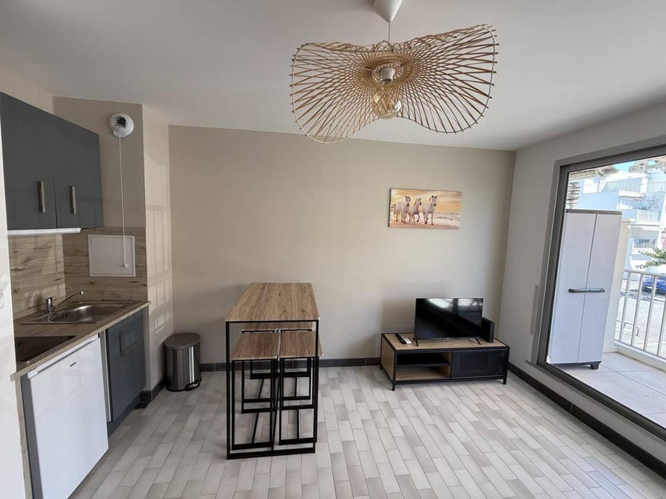 AS27122-Studio cabine et parking privé à 200m mer Cabin in Le Grau-du-Roi