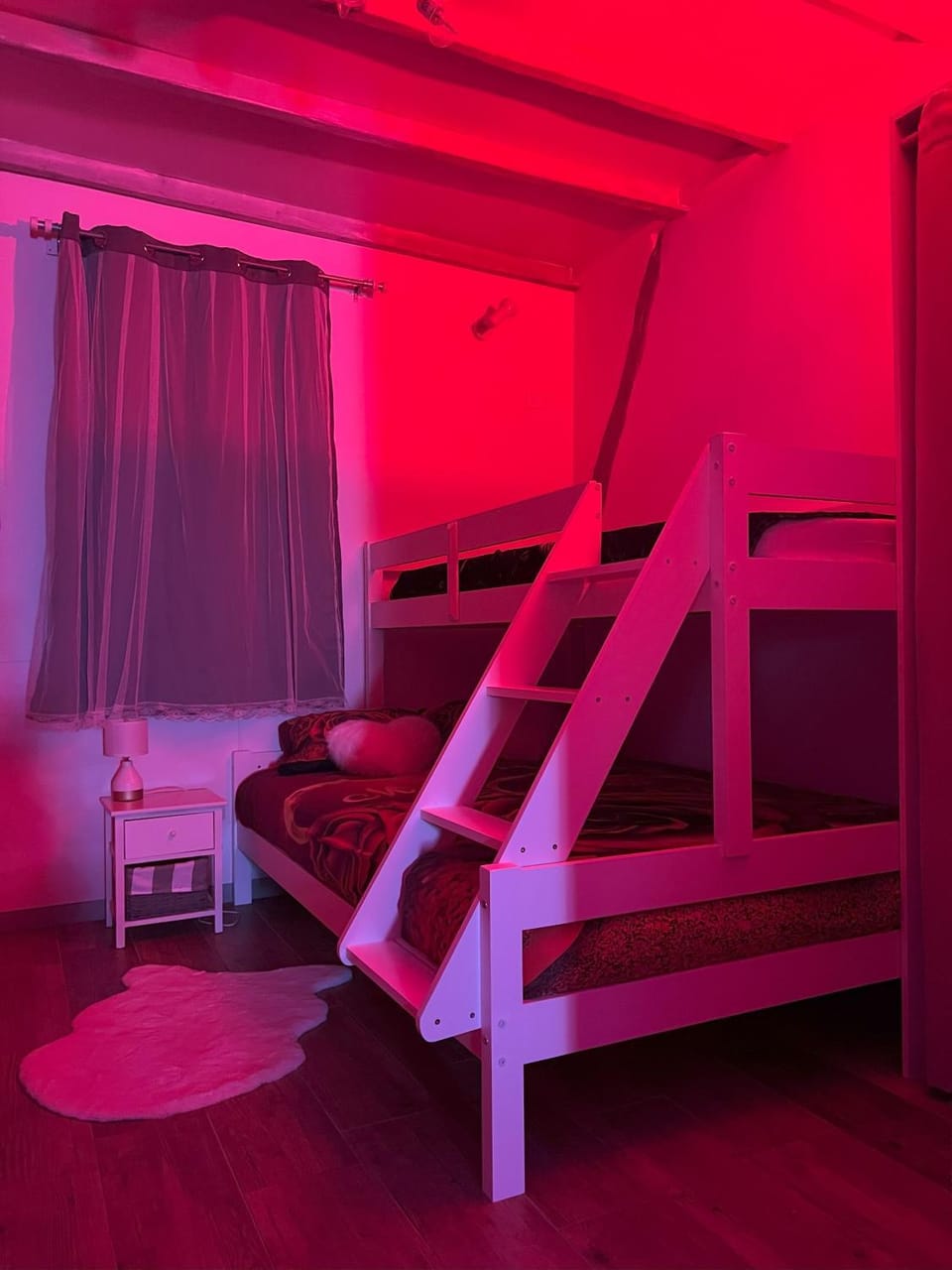 Property building, Living room, Bedroom