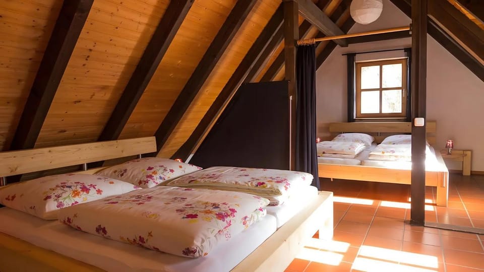 Property building, Living room, Bedroom