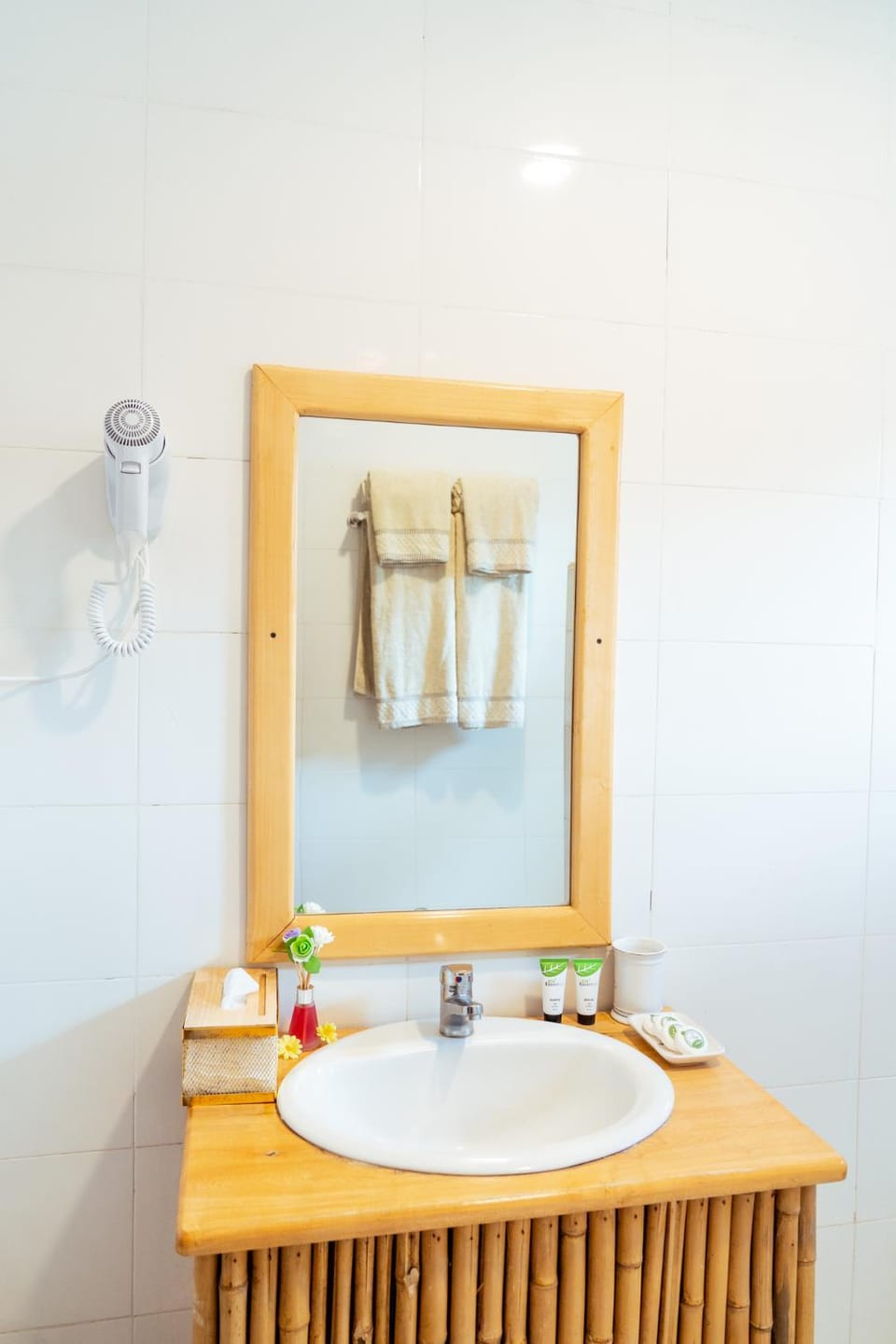 Bathroom, towels