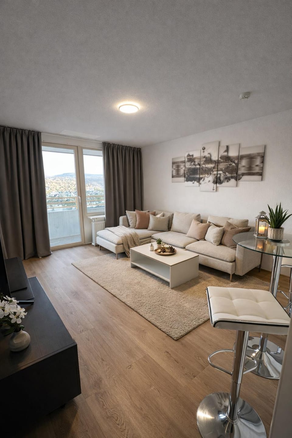 Moselblick Residence l Panorama Sky Balkon Apartment in Koblenz