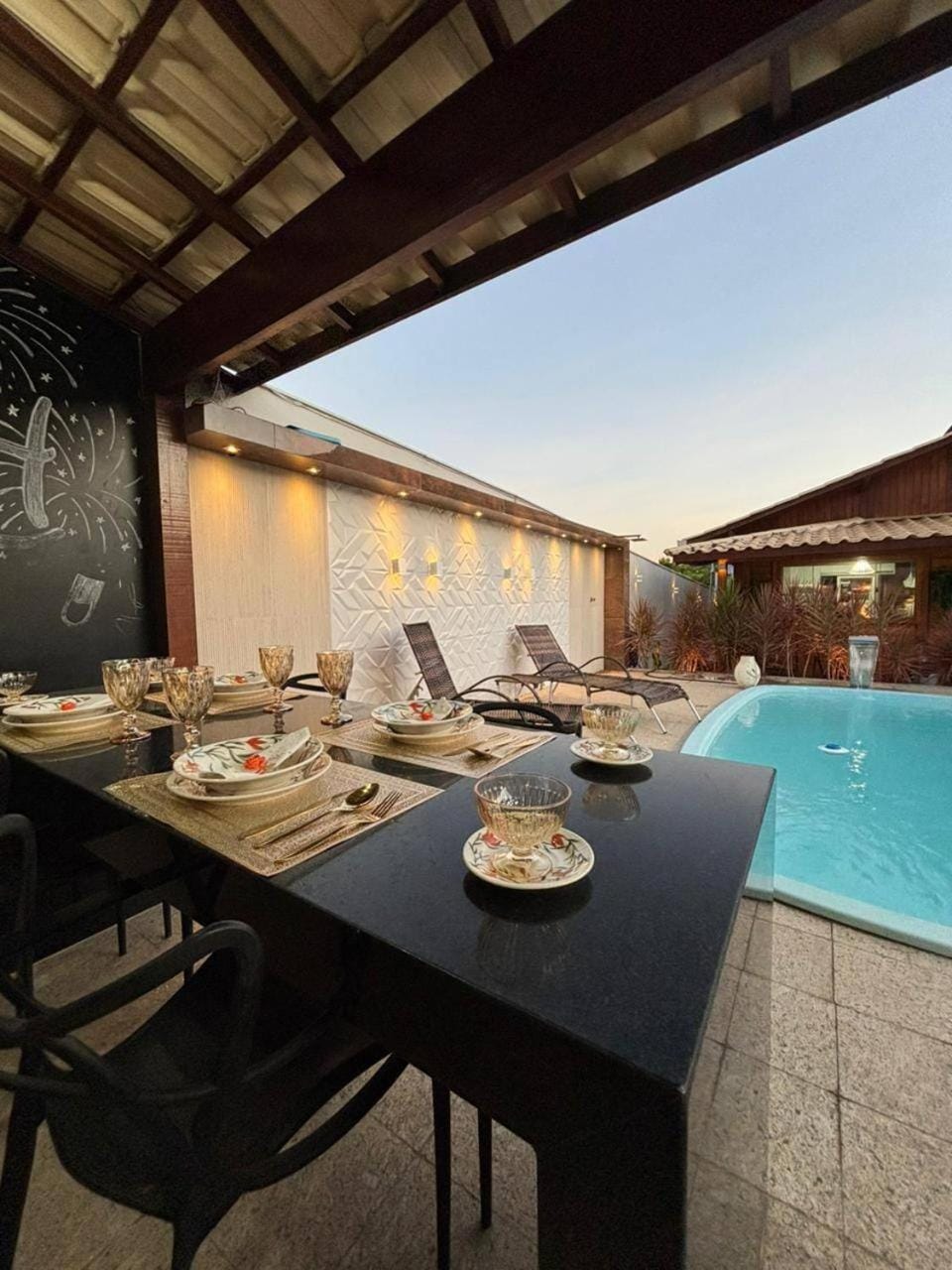 Casa de Madeira em Guarapari, Meaipe com piscina privativa e Área Gourmet House in Guarapari