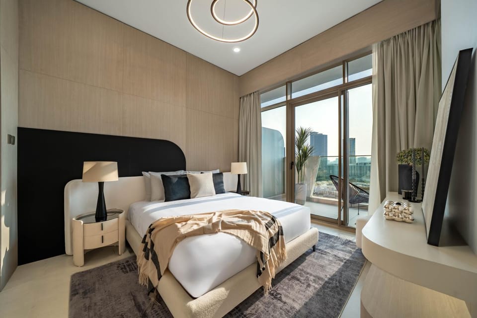 1BR Scandinavian-Style City SanctuarySkyline View Apartment in Dubai