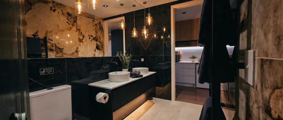 Bathroom, Sunset