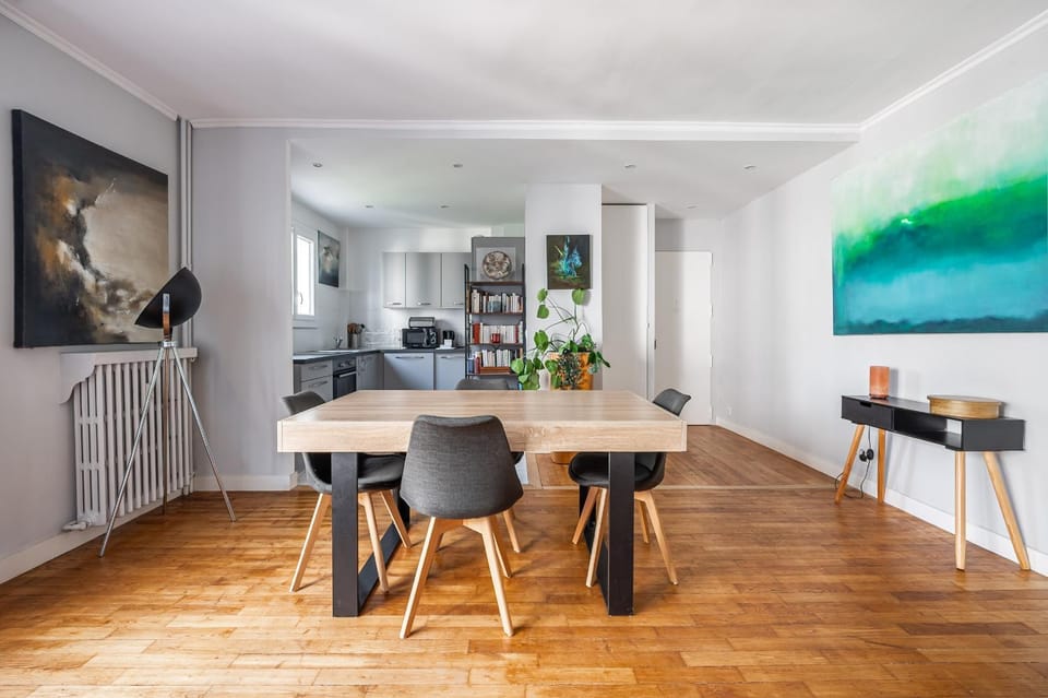 Spacious fully equipped 1-bedroom - Mobility lease Apartment in Paris