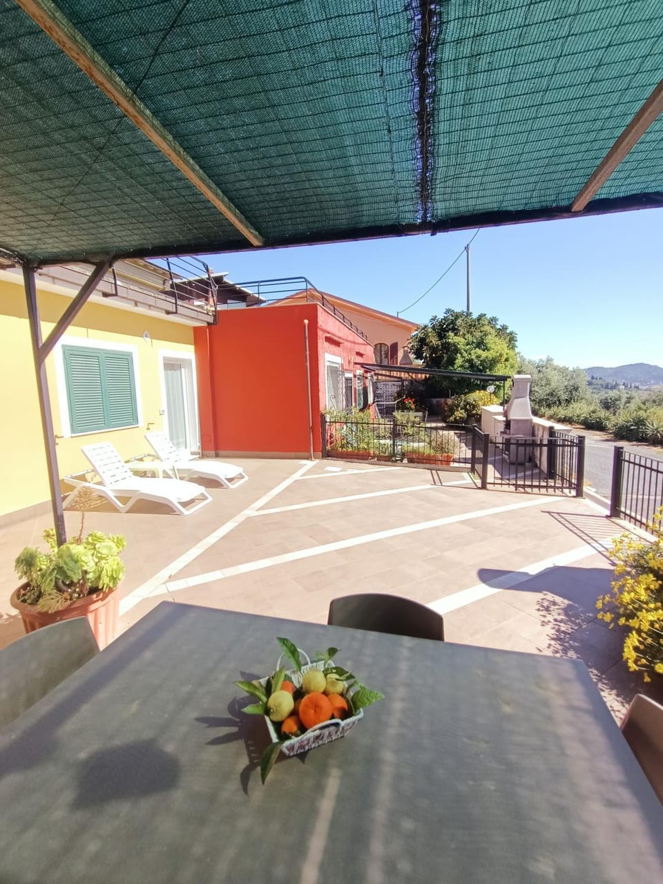 Property building, Patio