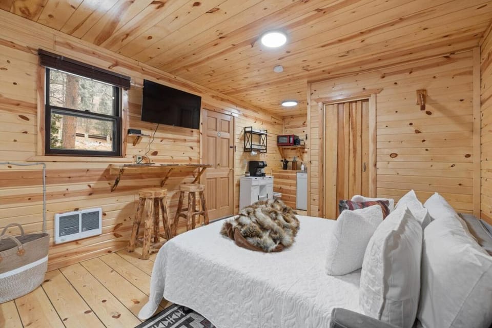 Bed, TV and multimedia, Kitchen or kitchenette, Living room, Seating area