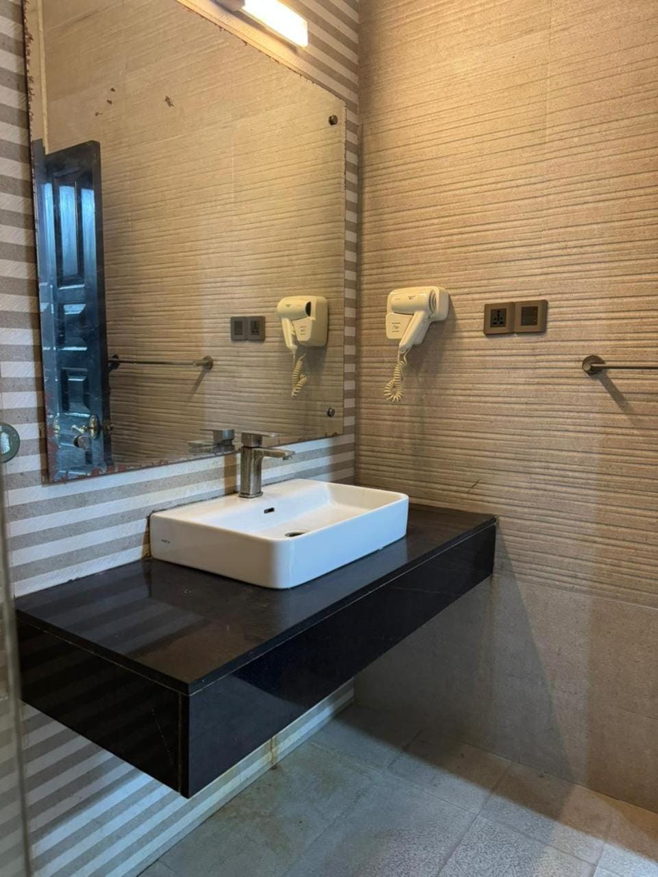 Bathroom, hair dryier