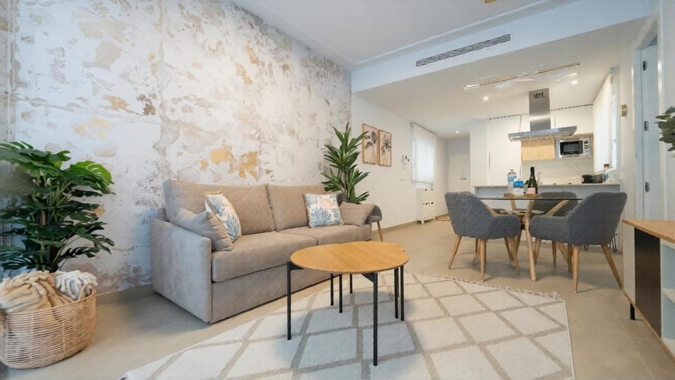 Living room, Seating area, air conditioner