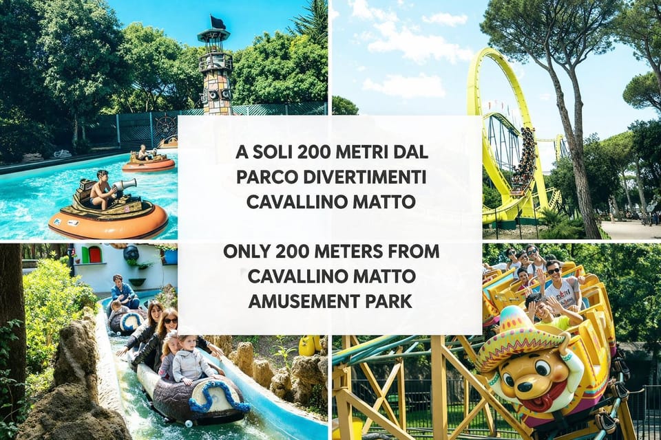 Nearby landmark, Aqua park, Text overlay