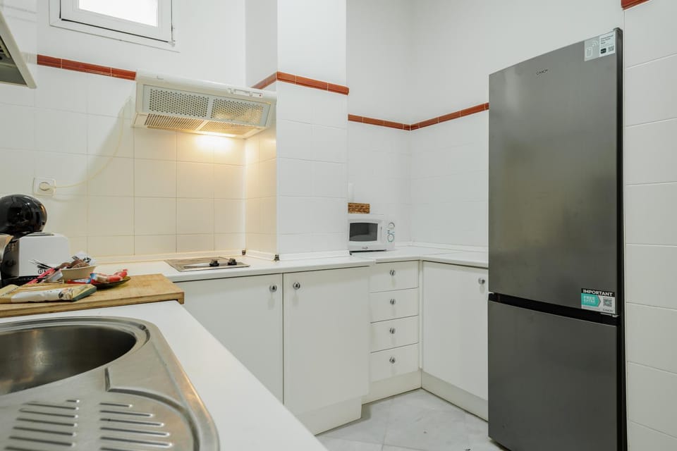 Kitchen or kitchenette, Living room