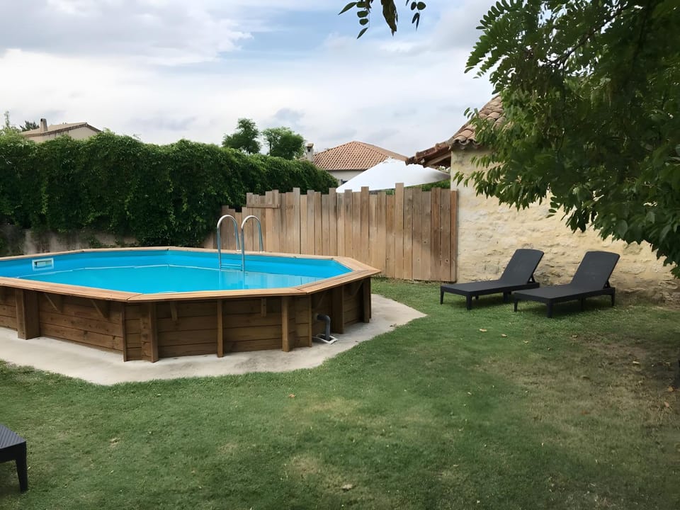 Property building, Living room, Swimming pool