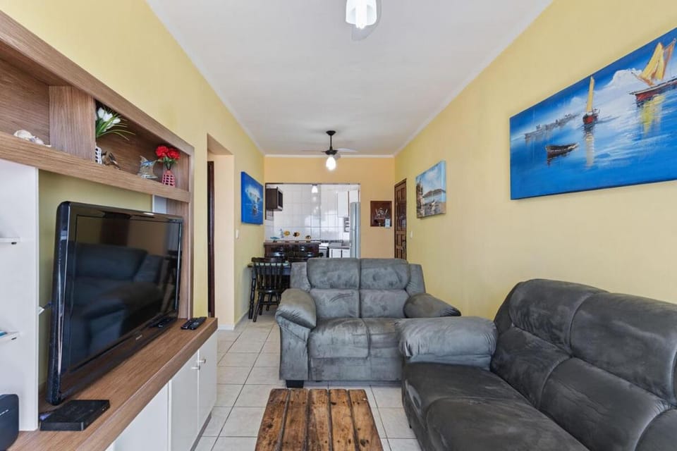 Confortável Apartamento frente a praia Mongaguá Apartment in Itanhaém