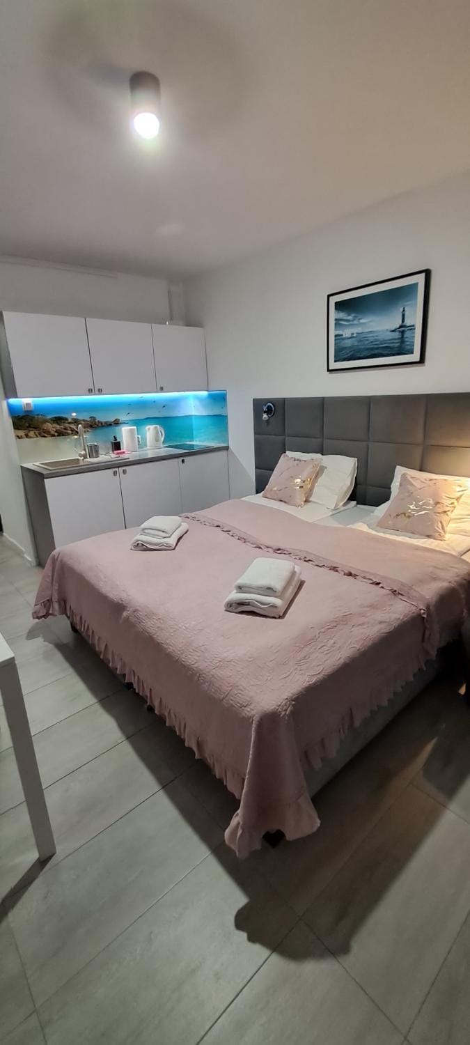 Apartament LAVENDER 29 - aneks kuchenny, balkon i duży ogród Apartment in Pomeranian Voivodeship