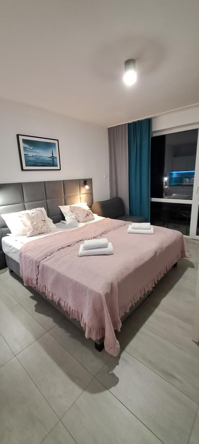 Apartament LAVENDER 29 - aneks kuchenny, balkon i duży ogród Apartment in Pomeranian Voivodeship