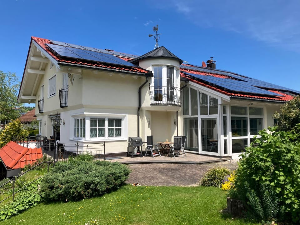 Property building, Garden view