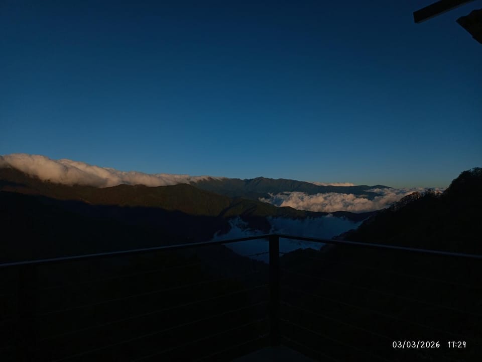 Natural landscape, Mountain view, Sunset