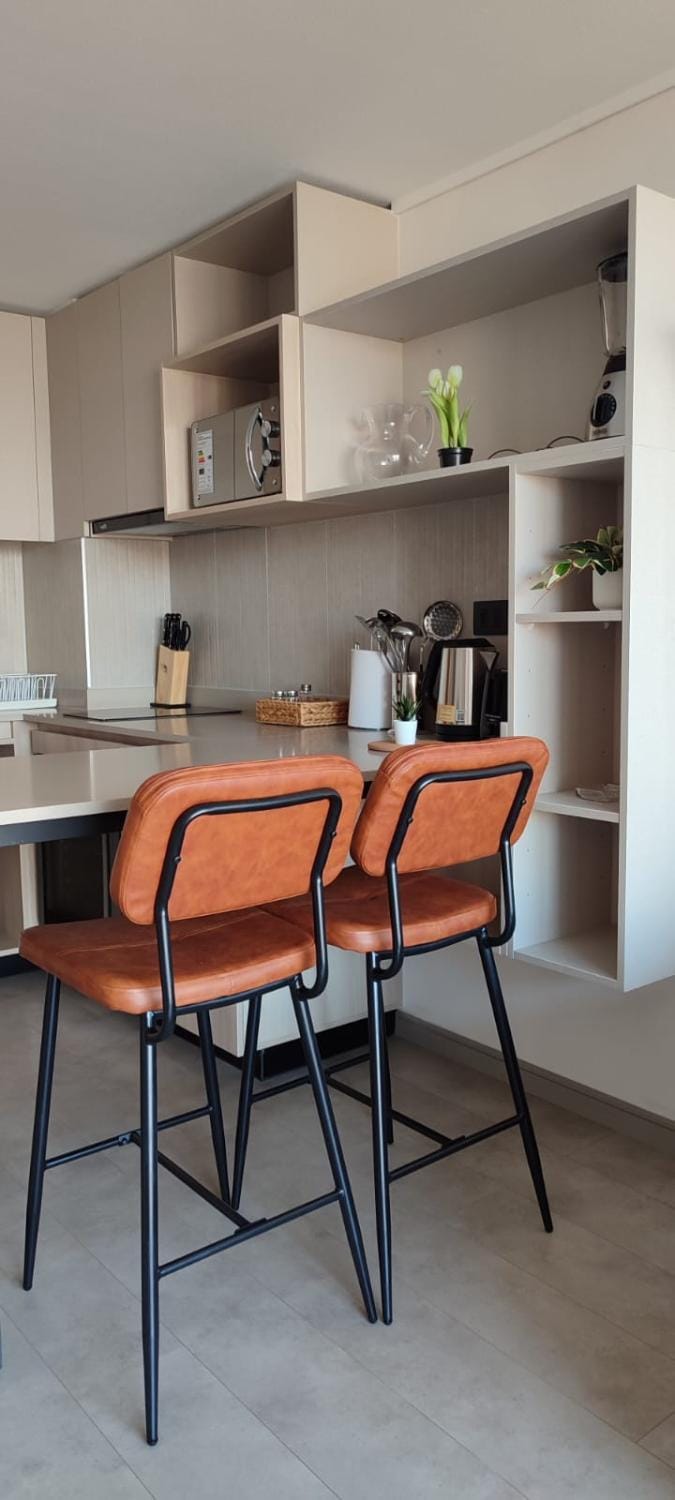 Depto en Ñuñoa 1D1B Cerca del Metro Estacionamiento 3 personas Apartment in Santiago
