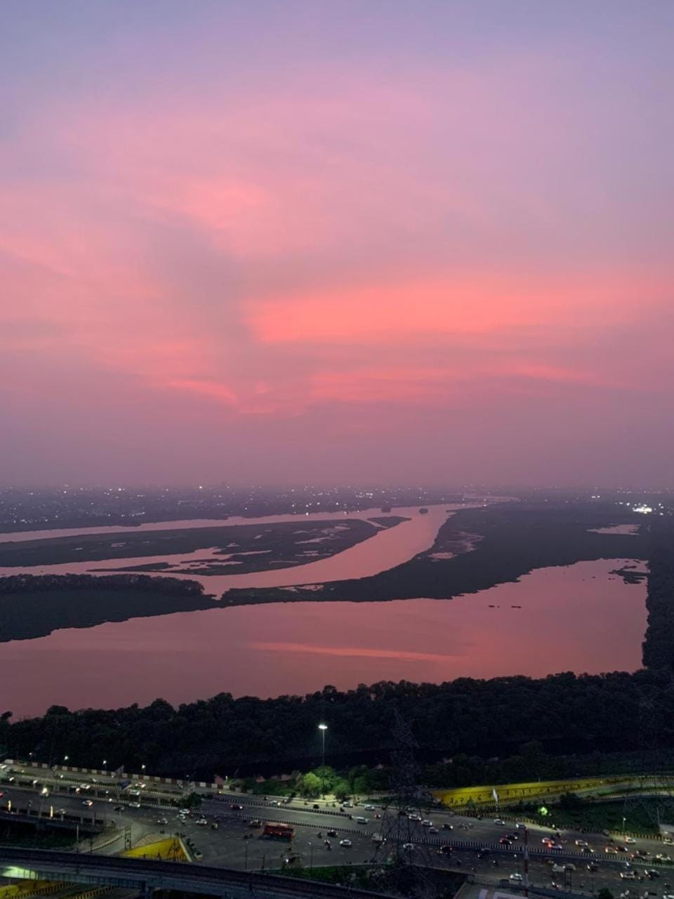 Natural landscape, Sunset