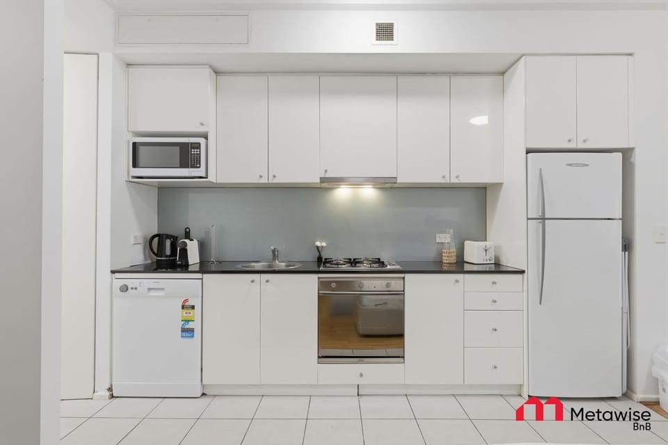 Kitchen or kitchenette, toaster