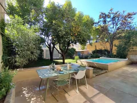 Garden, Garden, Balcony/Terrace, Swimming pool, Meals