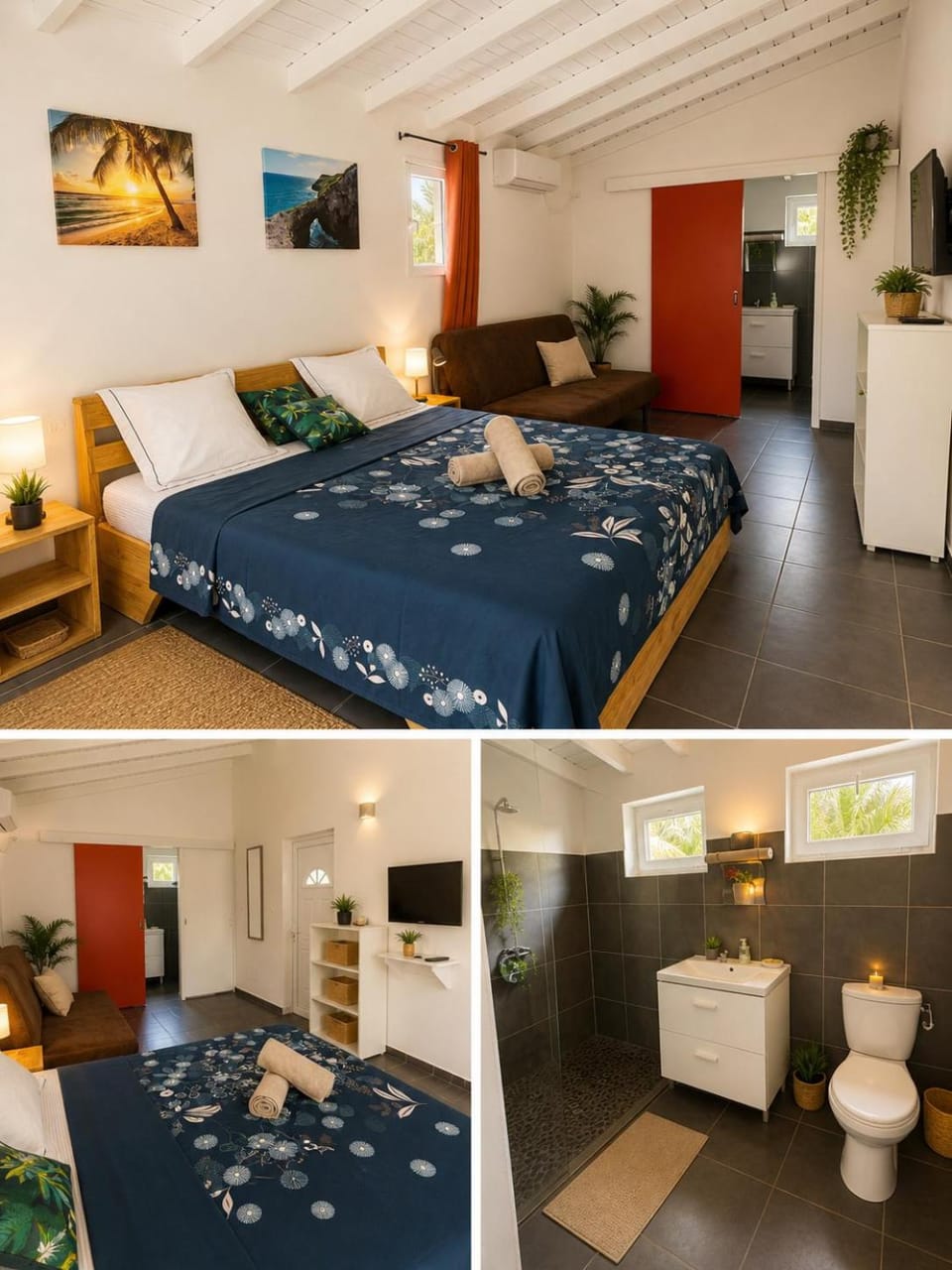 bungalow avec jacuzzi privatif Apartment in Deshaies