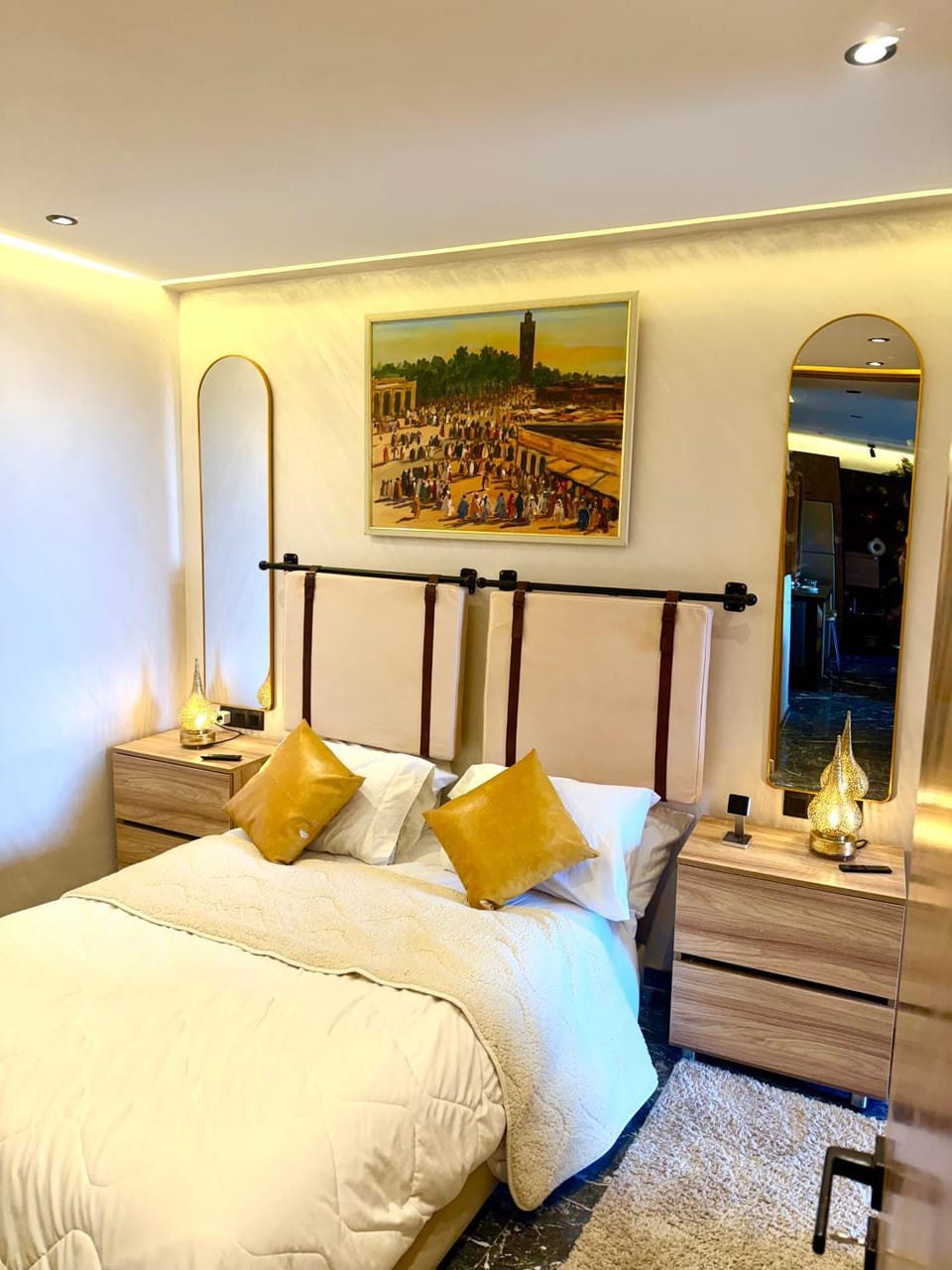 Modern Flat Near Gueliz & Train Station Apartment in Marrakesh