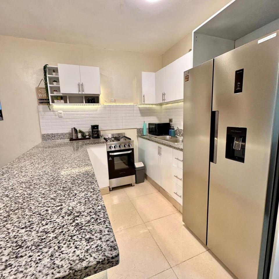 Kitchen or kitchenette, oven, pet friendly, stove, toaster