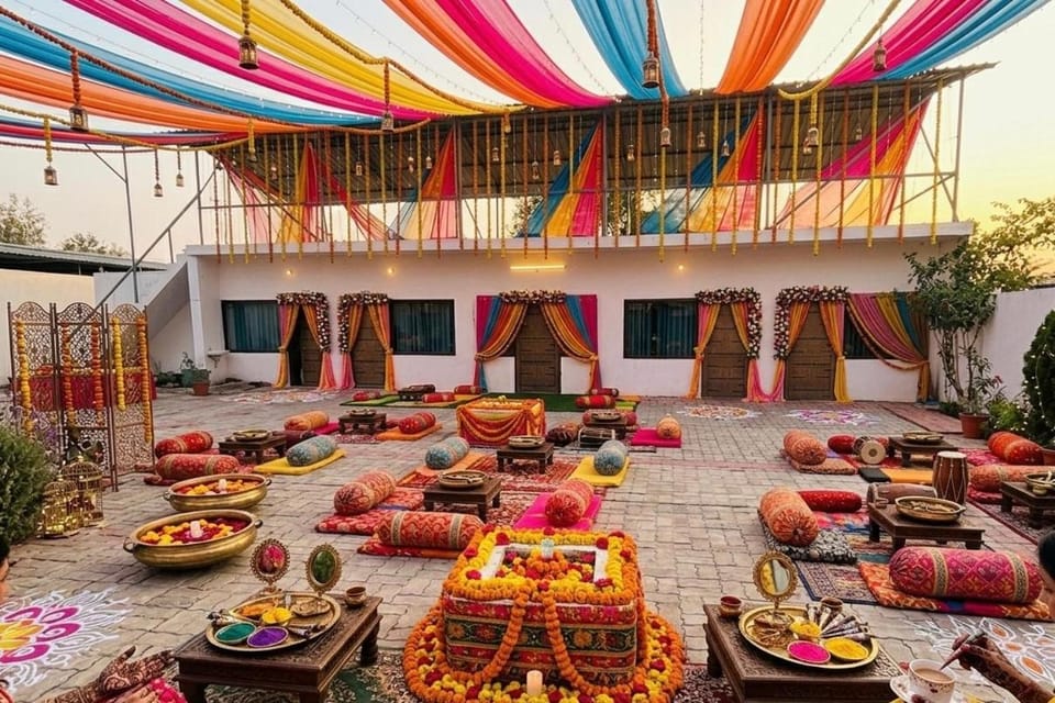 Garden view, wedding