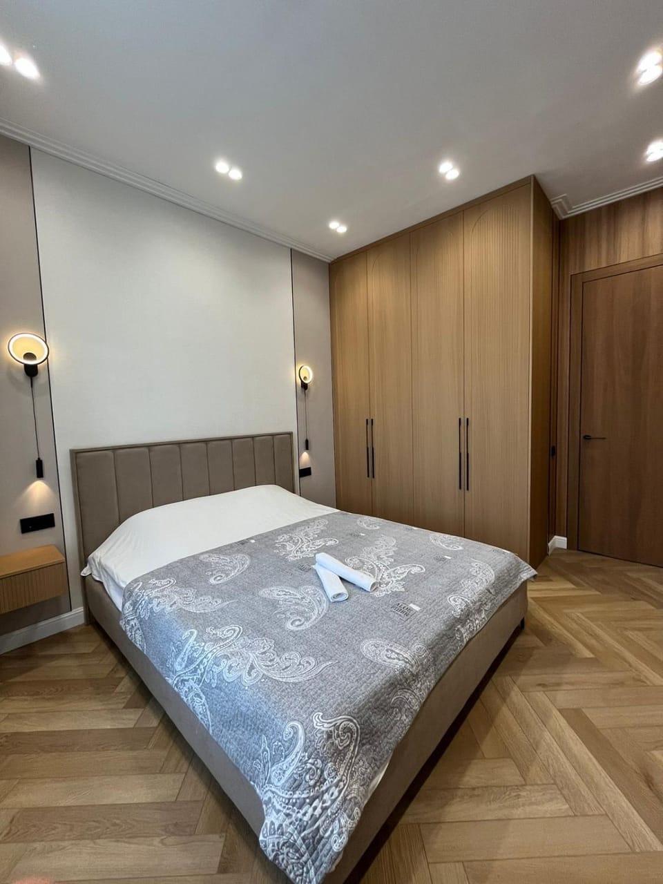Bed, Bedroom, bunk bed, wardrobe