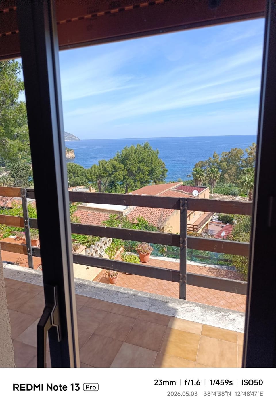 Natural landscape, View (from property/room), Balcony/Terrace, Sea view