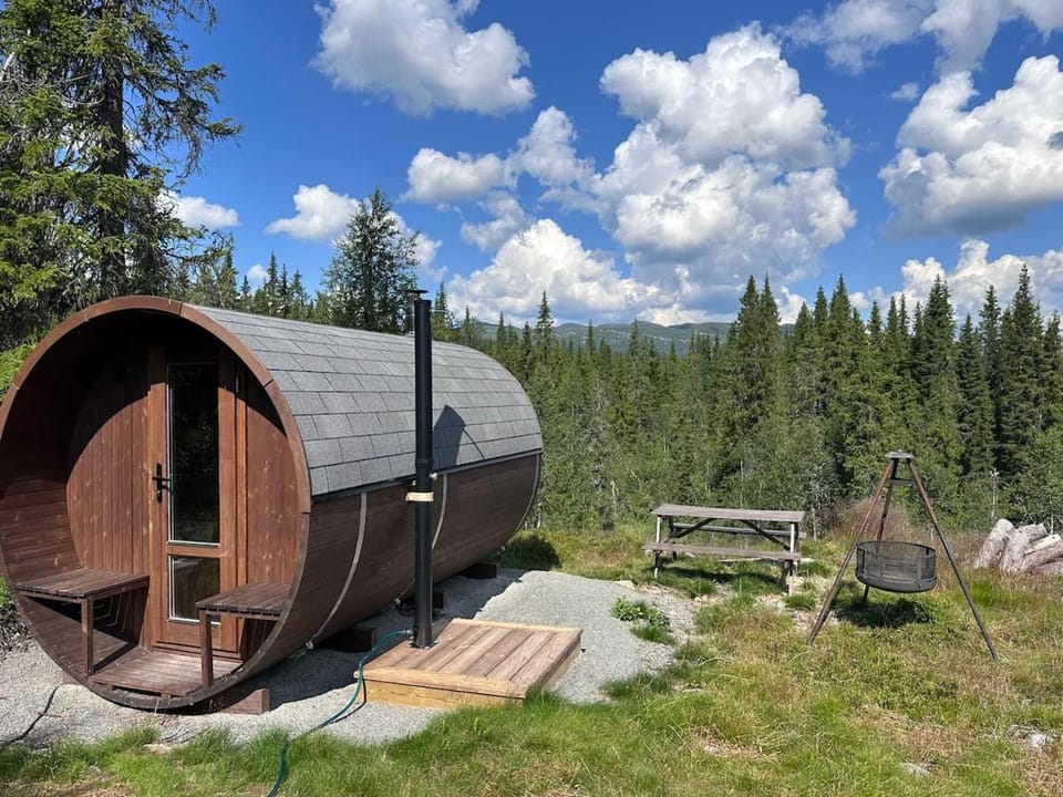 Property building, Day, Natural landscape, Sauna