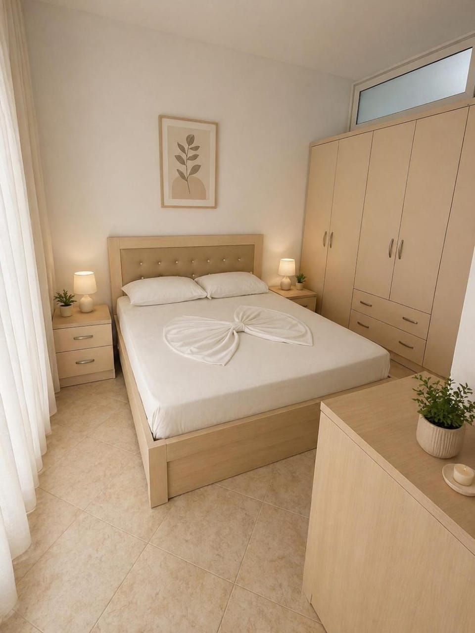 Bed, Photo of the whole room, Bedroom, wardrobe