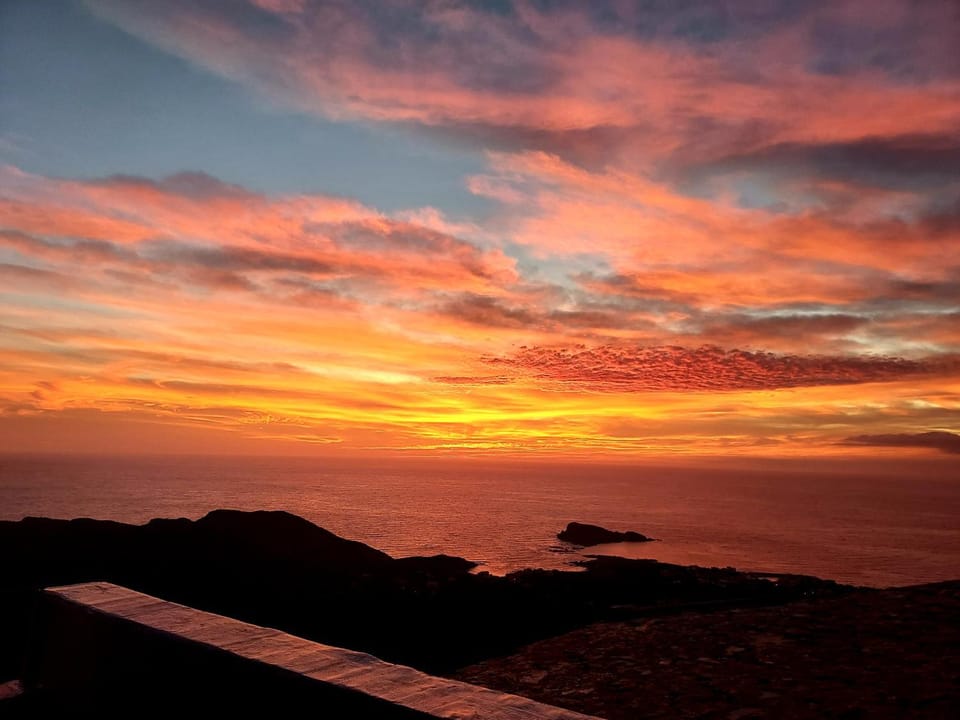 Nearby landmark, Sunset