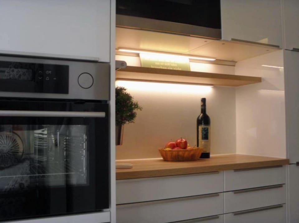 Kitchen or kitchenette, minibar, oven, stove