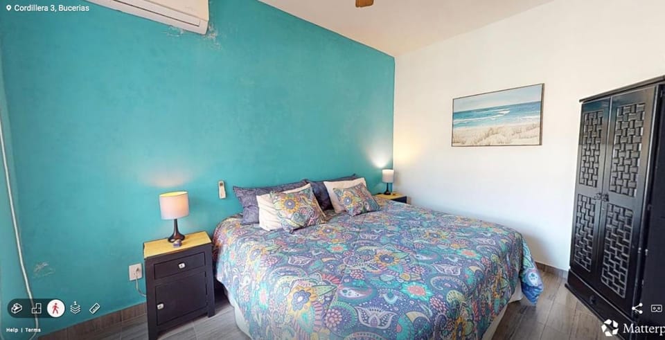 Bed, Photo of the whole room, Bedroom, air conditioner