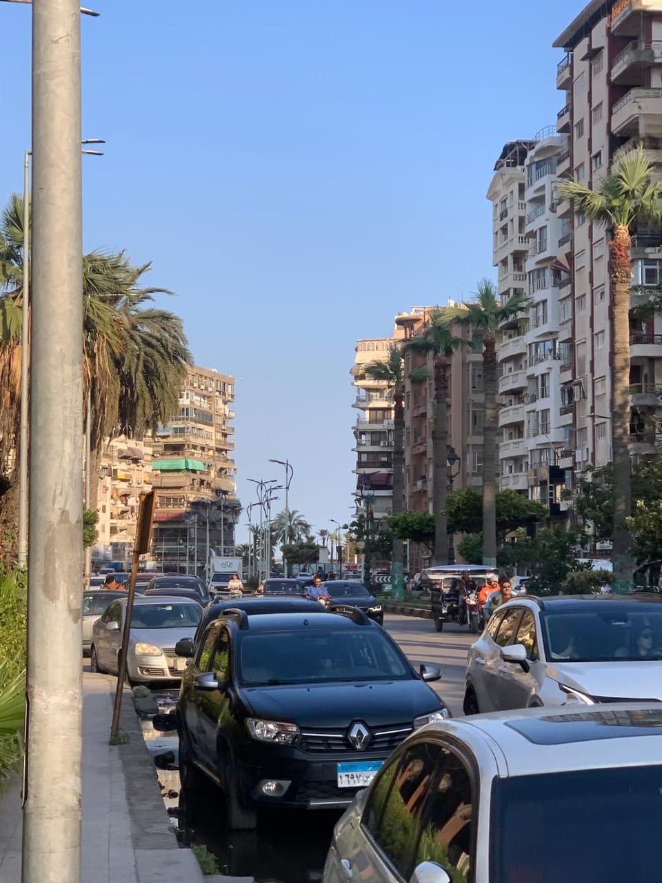 The Middle of Port Saeed the city, Asaide of the Sea Apartment in Egypt