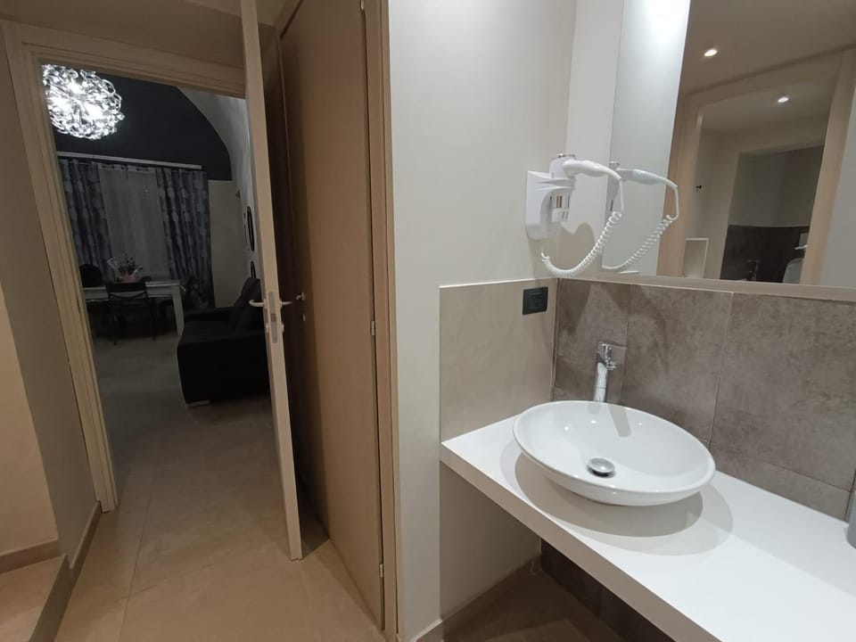 Bathroom, hair dryier