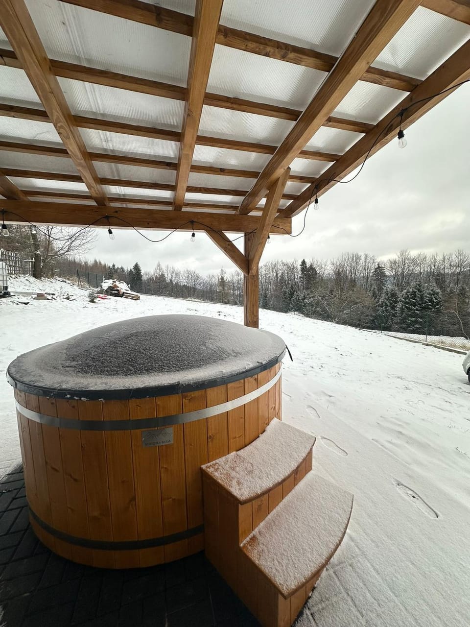 Winter, Hot Tub, Balcony/Terrace