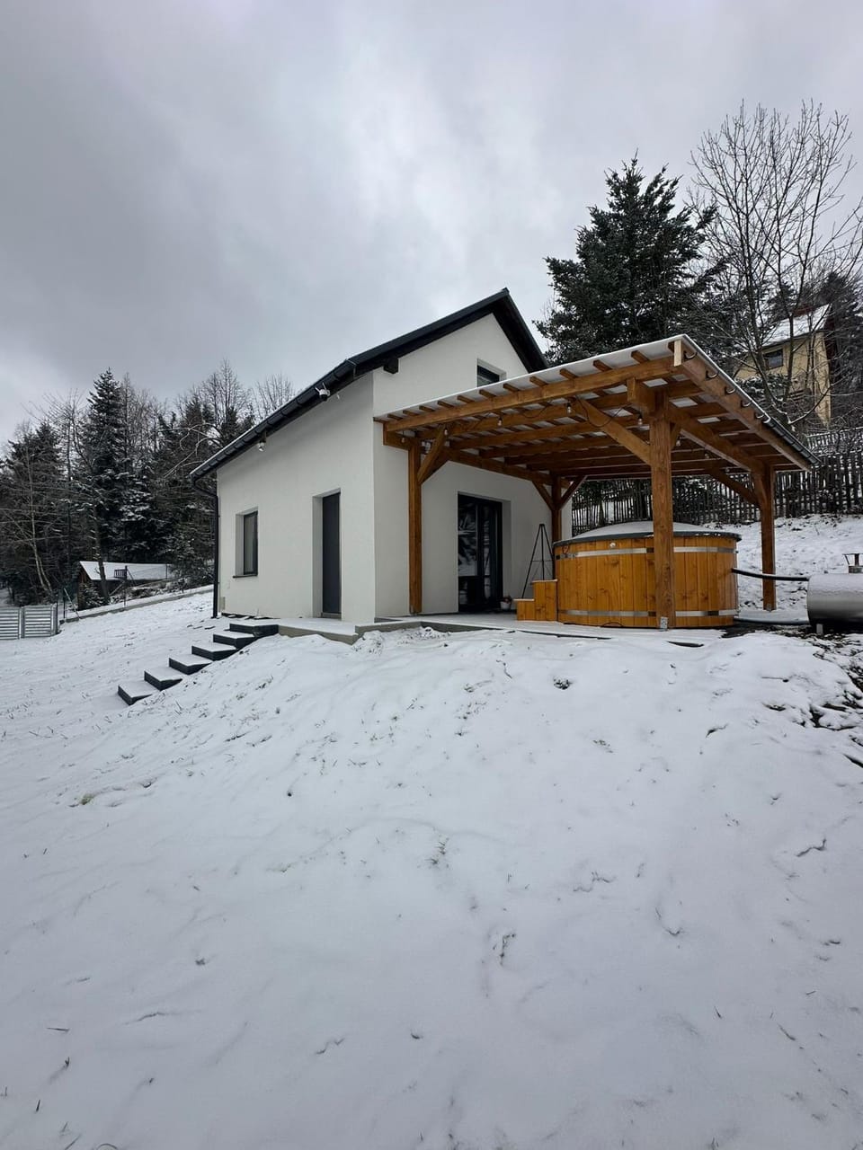 Property building, Winter