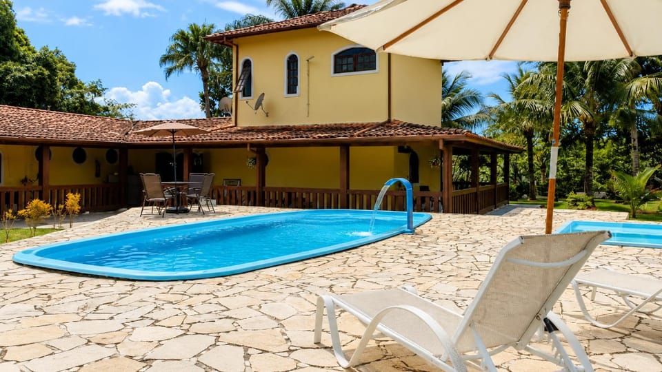 Property building, Patio, Day, Garden, Garden view, Pool view, Swimming pool, Sports, sunbed