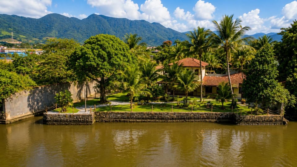 Nearby landmark, Day, Natural landscape, Bird's eye view, Fishing, Garden view, Mountain view, River view