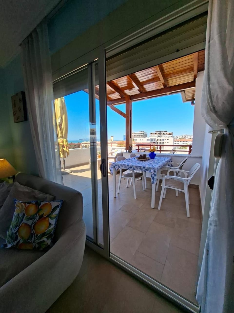 Balcony/Terrace, Seating area, Dining area, Sea view