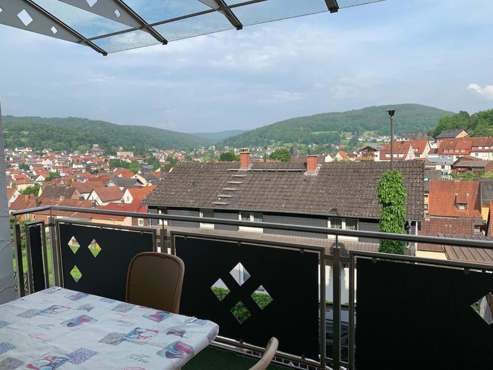 Natural landscape, View (from property/room), Balcony/Terrace, City view, Mountain view