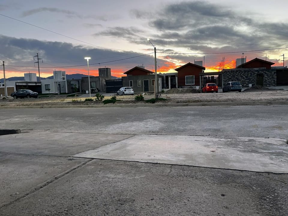 Neighbourhood, Street view, Sunset