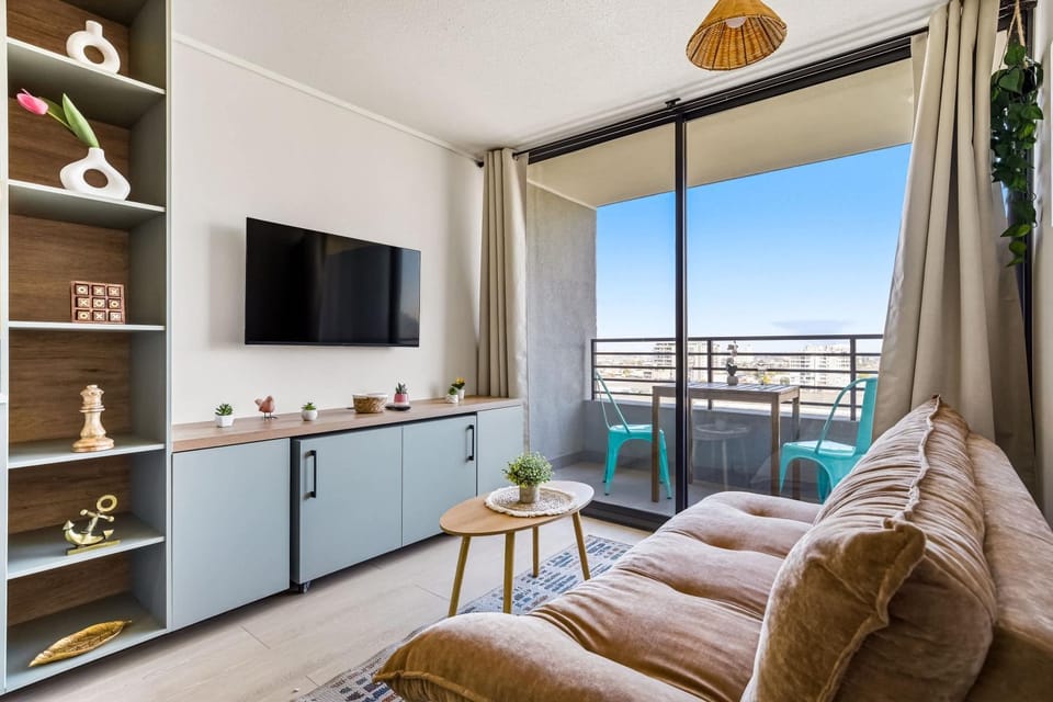 A pasos del Metro estrategico departamento Apartment in Santiago