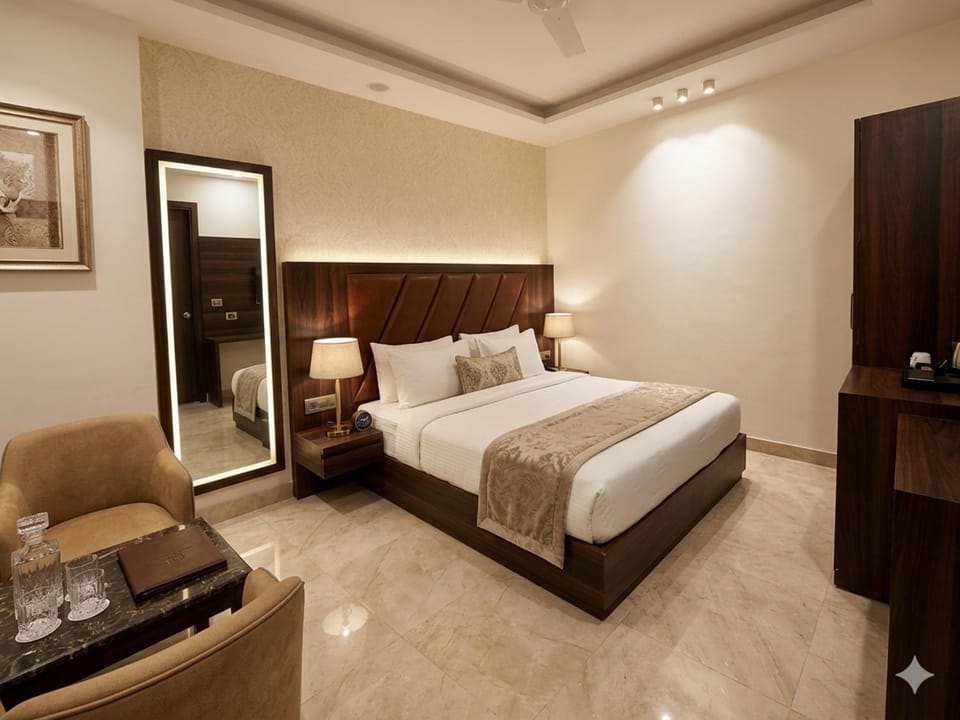 Bed, Photo of the whole room, Bedroom, wardrobe
