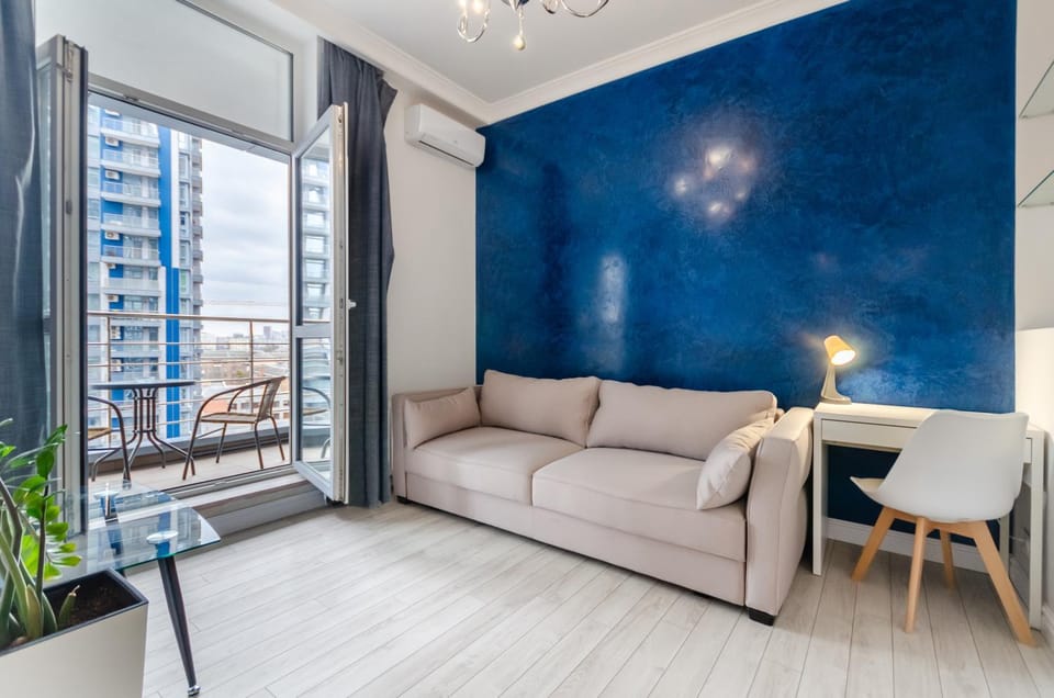 View (from property/room), Balcony/Terrace, Living room, Dining area, air conditioner