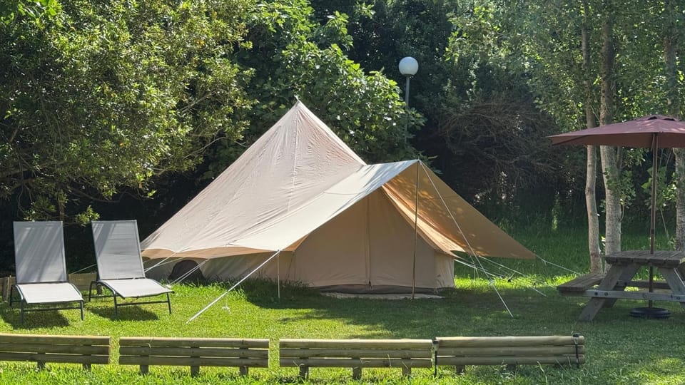 Tente familiale - Hegoa Surf Camp Pays Basque - Family Tent - Familiar Luxury tent in Saint-Jean-de-Luz